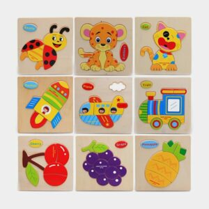 Retail Baby Children Educational Wooden Toys Puzzle Kids